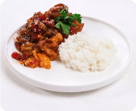 Курица по-тайски с рисом - Фото