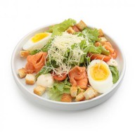 Цезарь с лососем Фото