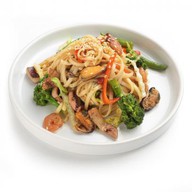 Вок с морепродуктами Фото