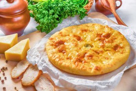 Пирог с курицей и осетинским сыром - Фото