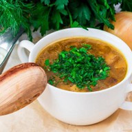 Грибной суп с опятами Фото