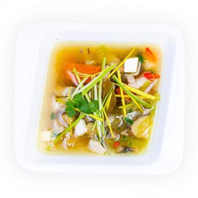 Тайский суп с тофу - Фото
