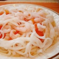 Рисовая лапша с морепродуктами Фото