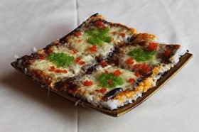Суси-пицца с угрем - Фото