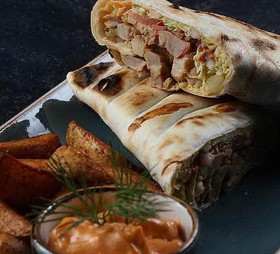 Шаурма с курицей - Фото