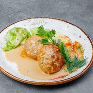 Куриные котлеты с картофельным пюре Фото