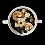 Мисо суп с тигровой креветкой Фото