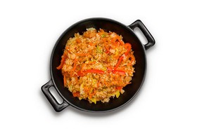 Рис с овощами в соусе терияки - Фото