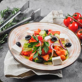 Греческий салат - Фото