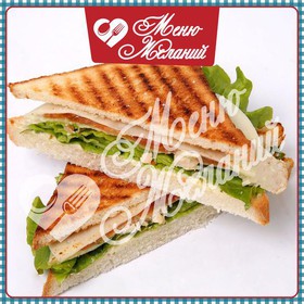 Сэндвич с копченым лососем - Фото