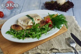 Судак с шампиньонами - Фото