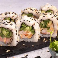 Калифорния эби в кунжуте Фото