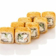 Горячий ролл с креветкой Фото