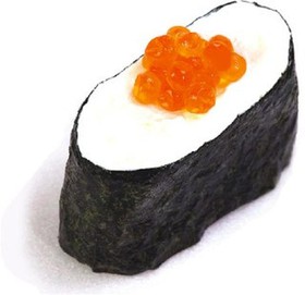 Сливочные суши с икрой - Фото