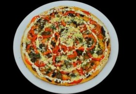 Пицца "Шампиньоны с овощами" - Фото