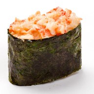 Запеченные суши сякэ кани унаги Фото