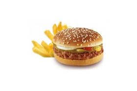 Гамбургер с мясом - Фото