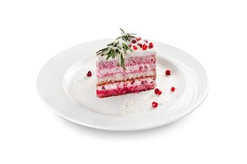 Торт бруснично-сметанный - Фото