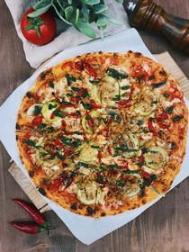 Пицца с овощами-гриль - Фото
