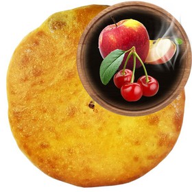 Осетинский пирог с яблоками и вишней - Фото