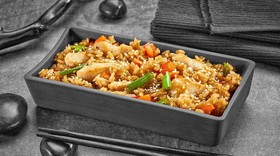 Вок курица с рисом - Фото