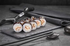 Мини ролл с угрем - Фото