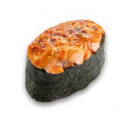 Запеченный лосось суши Фото