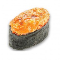Запеченная креветка суши Фото