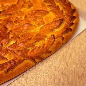 Постный пирог с чечевицей, картофелем - Фото