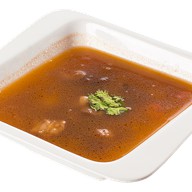 Суп с рисовой лапшой и бараниной Фото