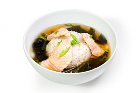 Суп с лососем императоский - Фото