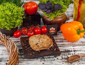 Оладьи куриные (ср,чт) - Фото