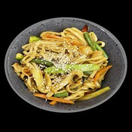 Удон с морепродуктами Фото