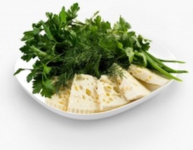 Сыр с зеленью - Фото