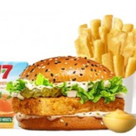 Фиш бургер кинг комбо Фото