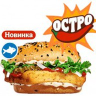 Острый фиш бургер Фото