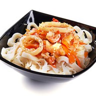 Удон с морепродуктами в соусе терияки Фото