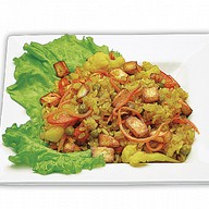 Рис с овощами и сыром Фото