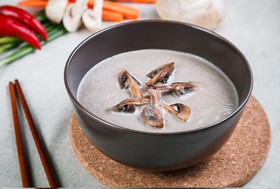 Крем-суп с шампиньонами - Фото
