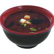 Мисо суп с лососем или креветкой Фото