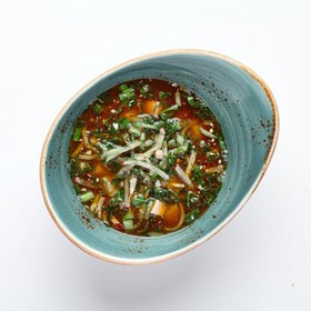 Окрошка на квасе с майонезом - Фото