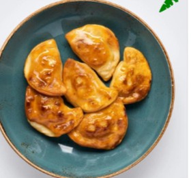 Вареники с картошкой жареные - Фото