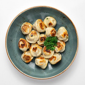 Пельмени куриные жареные - Фото