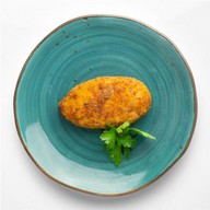 Котлета рыбная с кусочками красной рыбы Фото