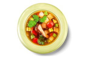 Мясистый суп (свин) - Фото