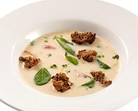 Суп-крем из белых грибов - Фото