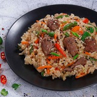 Рис с телятиной Фото