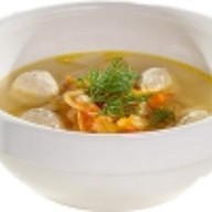 Домашний куриный суп с лапшой Фото
