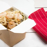 Удон с креветками Фото