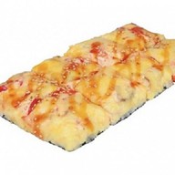 Суши-пицца с курочкой Фото